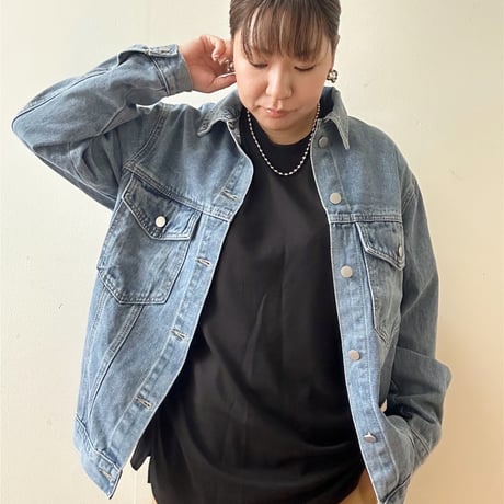 ビッグポケットデニムジャケット