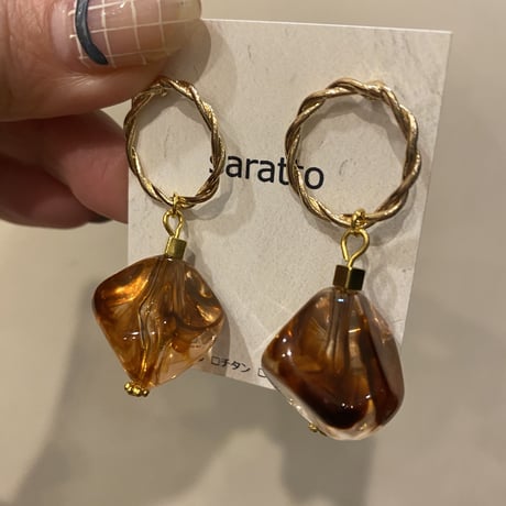 ヴィンテージビーズピアス