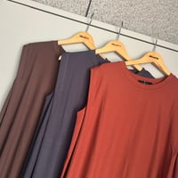 クリアクール肩タックワンピース