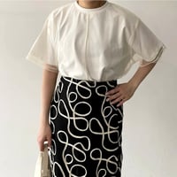 チュールドッキングTシャツ