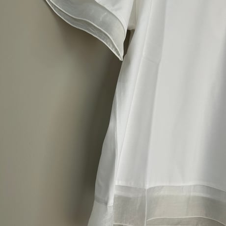 シルケット切り替えTシャツ