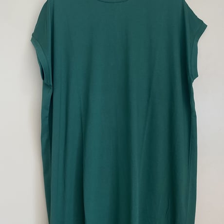 フレンチスリーブロングワンピース