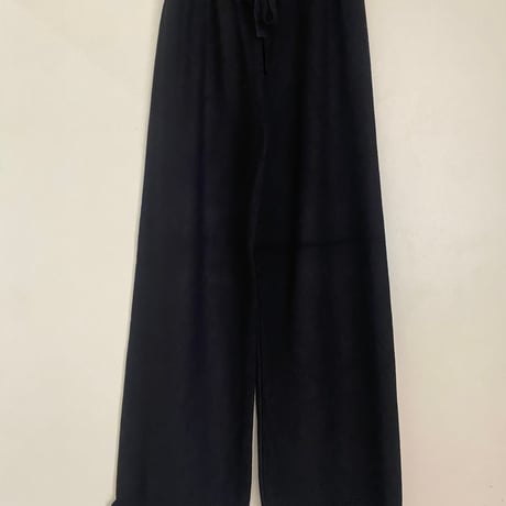 フリンジニットパンツ