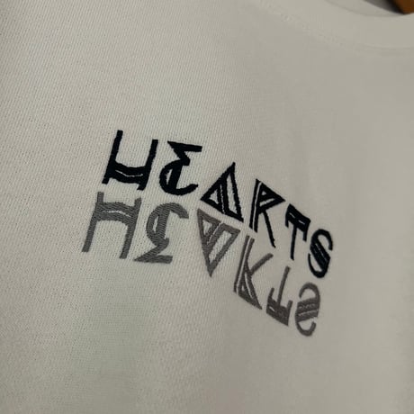 HEARTS invert logo sweat