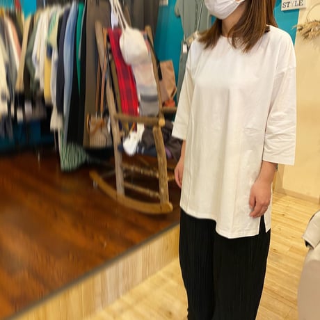 シルケット天竺ロングT