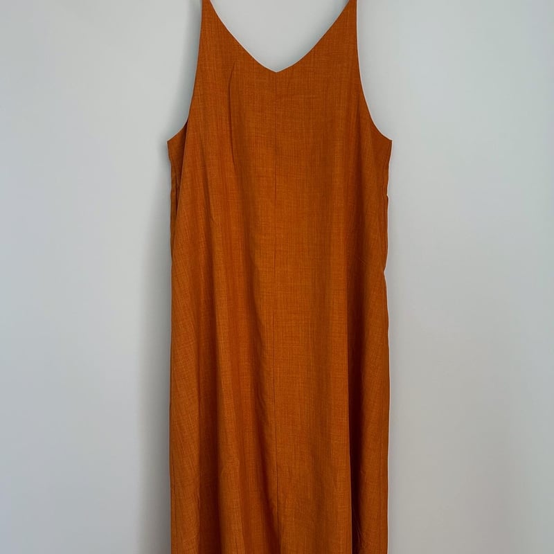 ハンドメイド　リネン　キャミワンピース リネン キャミ ワンピース[品番：AZ000003488]｜andme