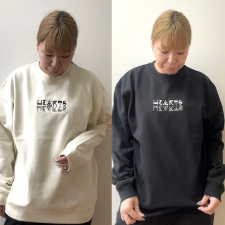 HEARTS invert logo sweat