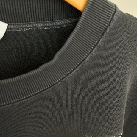 ピグメント加工裏毛スウェット
