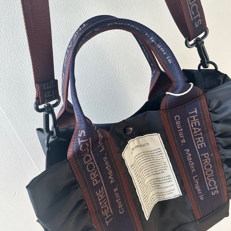 NYLON FRILL 2WAY BAG "THAMES" M
