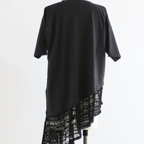 BAD・ヘムレースTシャツワンピ