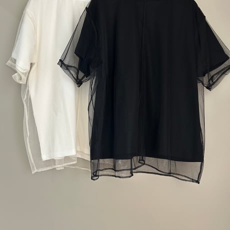 チュールドッキングTシャツ