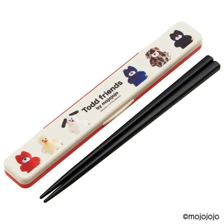 音のならない箸・箸箱セット 箸18cm
