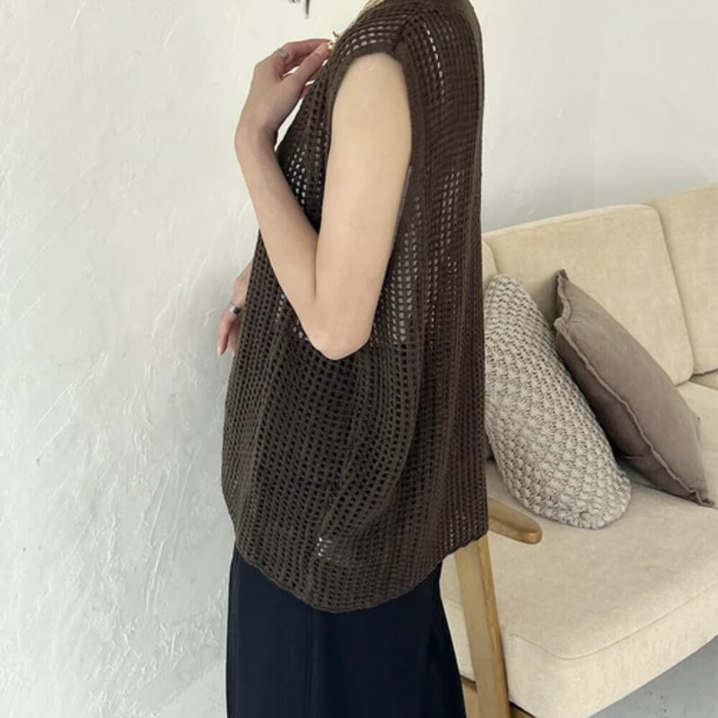 メッシュニットベスト | HEARTS