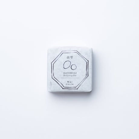 HATOMUGI BODYSOAPBAR（ボディソープバー 余雫)　Relax：さっぱりさらさら