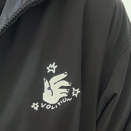 ナイロンフリースジップジャケット
