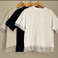 シルケット切り替えTシャツ