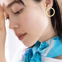ラフサークルスタッズピアス
