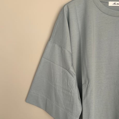 シルケット七分袖Tee