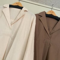 ベルト付きワンピース