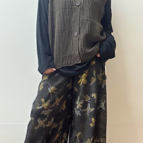 メッシュニットベスト