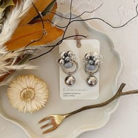 silver bijou ピアス