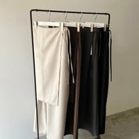 ラップスカート付きパンツ