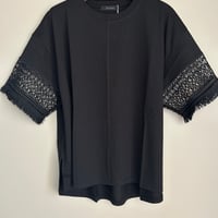 レースフリンジTシャツ
