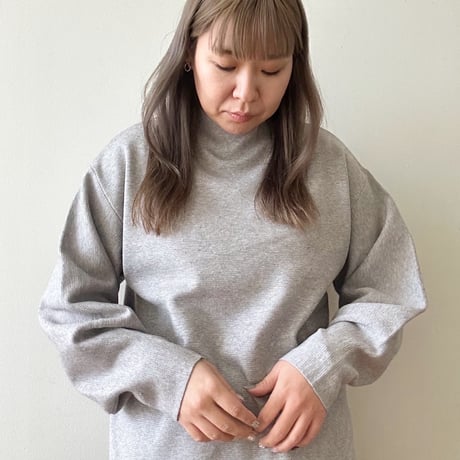 袖バルーンジャガードニット