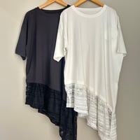 BAD・ヘムレースTシャツワンピ