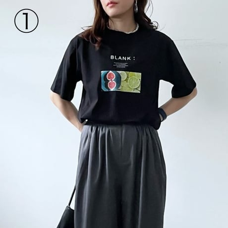 フルーツプリントTシャツ