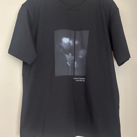 モノトーンフォトプリントTシャツ