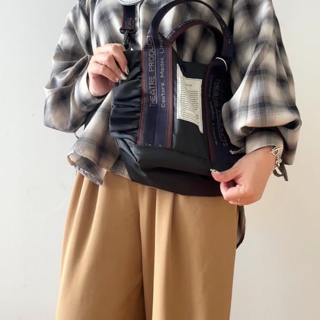 NYLON FRILL 2WAY BAG "THAMES" M