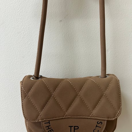 FAKE SUEDE QUILTING BAG