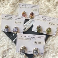 カラークリアミニピアス