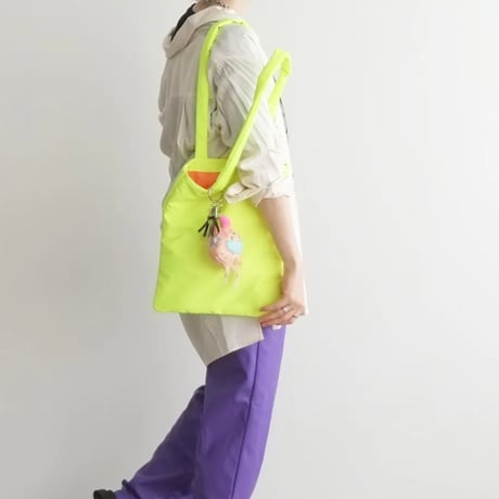 neon monster tote