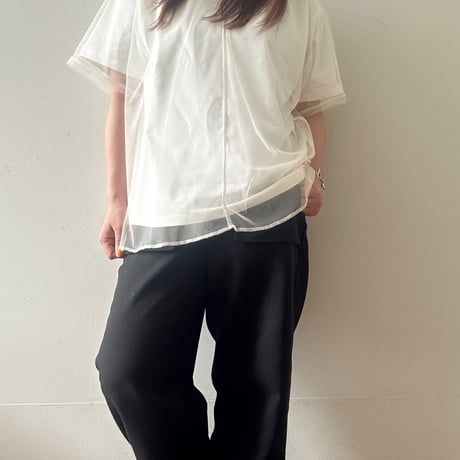 チュールドッキングTシャツ