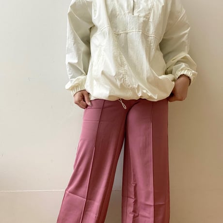 センタープレスワイドパンツ