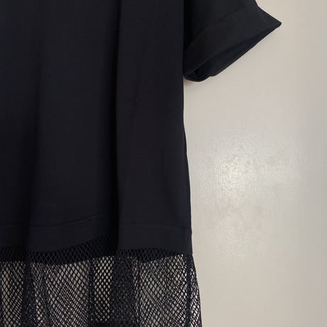 メッシュレイヤードライク s/s tee
