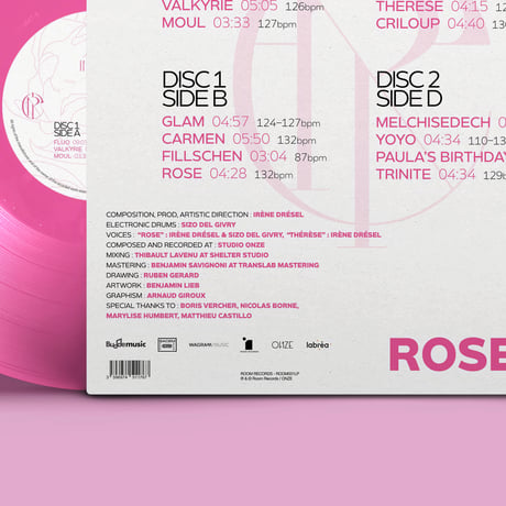 Irène Drésel – Rose Fluo（LP)