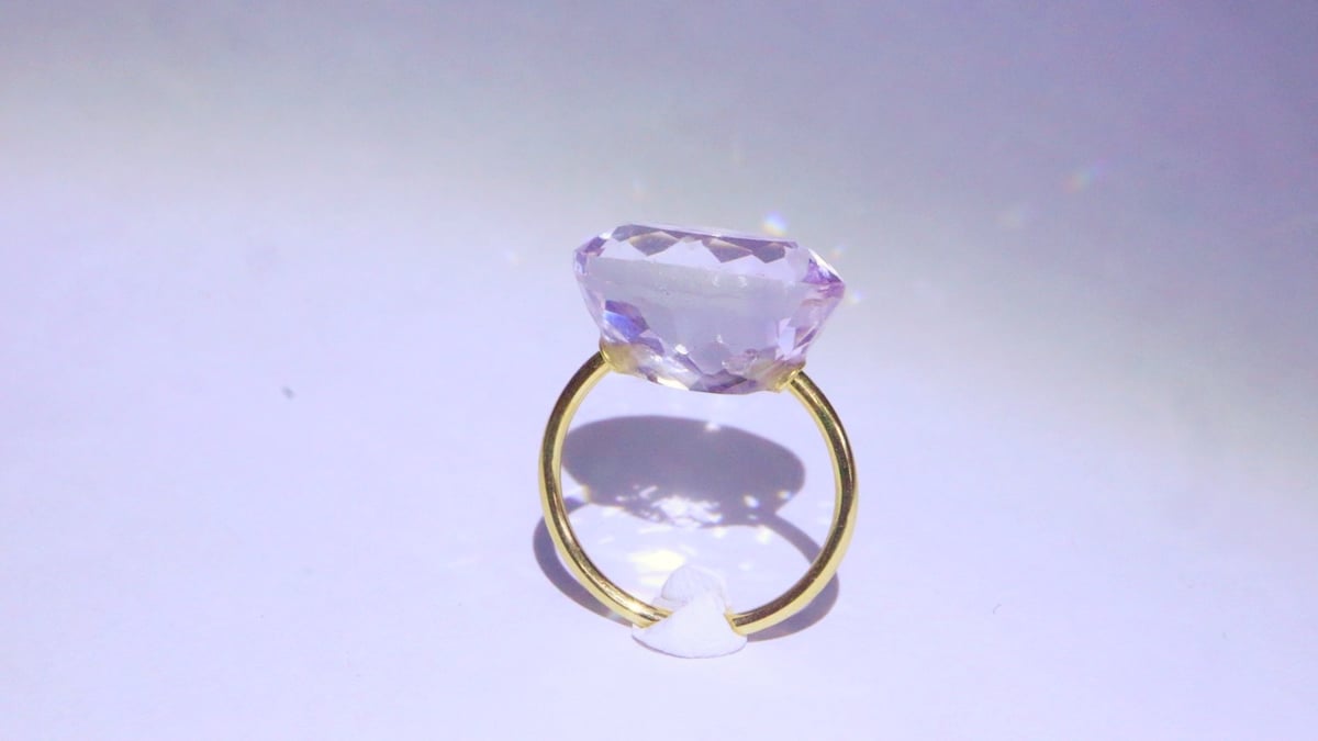 Candy Ring Lavendar Amethyst K10 Gold 8号 | Virg Candy Ring Lavendar Amethyst K10 Gold 8号 | Virg