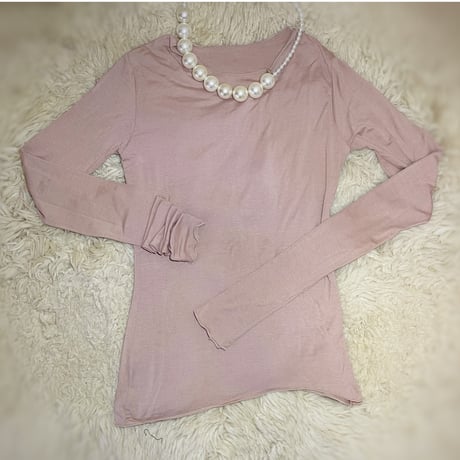 Super Long Sleeve TOP moca