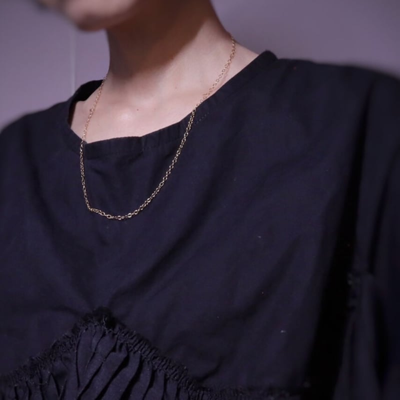 K18 Gold （中）あずきチェーン45cm | Virginieee Showroom