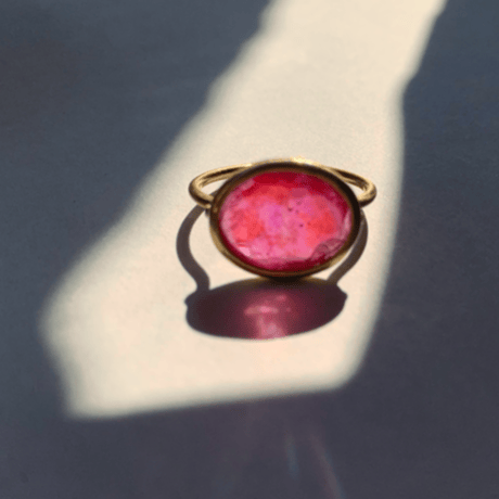 Ruby Ring 18k Gold