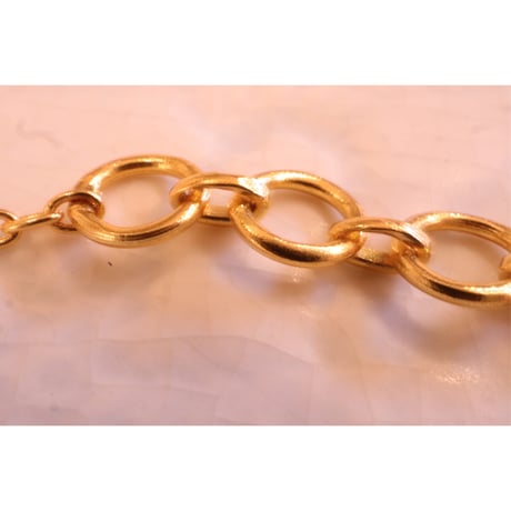 18K Gold Chain/Hand Made Chain no.111