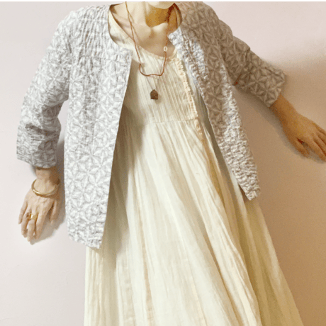 ANOKHI Cotton Quilted Jacket