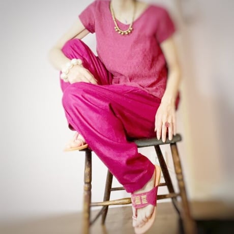 Fuchsia Pink  HAREM  PANTS