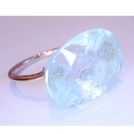 Aquamarine Candy ring 10K 12号
