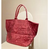 Marche Bag /Hot Pink /Jaipur/metallic Wine
