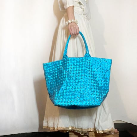 Metalic Blue Marche BAG