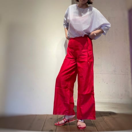 Red/ Chanderi PANTS